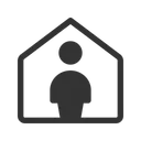 Free Home Quarantine Pandemic Stay At Home Icon