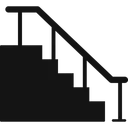 Free Home Stairs Stair Treads Wooden Stairs Icon