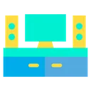 Free Television Tv Speaker Icon