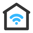 Free Home Wifi Smart House Wifi Icon