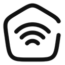 Free Home Wifi Angle Icon