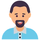 Free Homem Barbudo Hipster Avatar Masculino Ícone