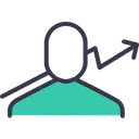 Free Homme D Affaires Employe Croissance Icône