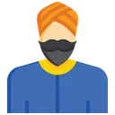 Free Homme Indien Indien Sikh Icône