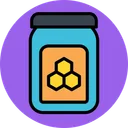 Free Honey Bee Jar Icon