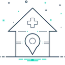 Free Hopital Emplacement Clinique Icône