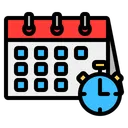 Free Hora Data Hora E Data Programacao Ícone