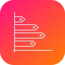 Free Horizontal Graph Chart Icon