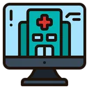 Free Hospital Clinic Computer Icon