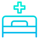 Free Bed Hospital Bed Health Clinic Icon