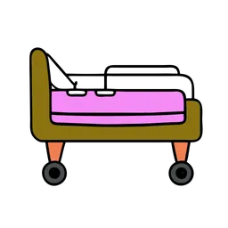 Free Hospital bed  Icon