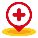 Free Hospital location  Icon