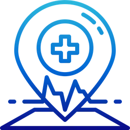 Free Hospital Location  Icon