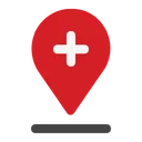 Free Hospital Location  Icon