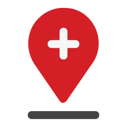 Free Hospital Location  Icon