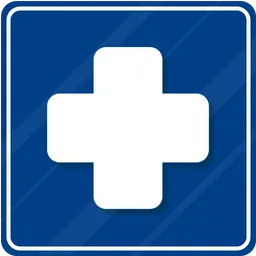 Free Hospital Sign  Icon