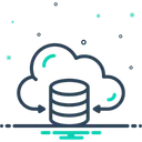 Free Hosting Data Cloud Icon