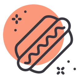 Free Hot dog  Icon