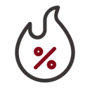 Free Hot Sale Black Friday Commerce Icon