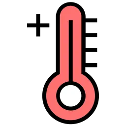 Free Hot Thermometer  Icon