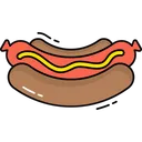 Free Hotdog  Symbol