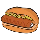 Free Hot Dog Sandwich Sausage Sandwich Burger Icon