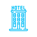 Free Hotel Building Travel Icon