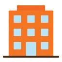 Free Hotel Building Service Icon