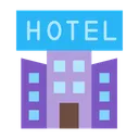 Free Hotel Building Travel Icon