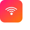 Free Hotel Restaurant Wifi Icon