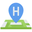 Free Hotel Location  Icon