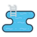 Free Hotel Restaurant Swimming Icon