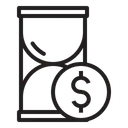 Free Hourglass Tax Date Icon