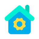 Free Home House Settings Icon