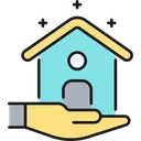 Free House Sitting Building Home Icon