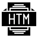 Free Htm File Type Icon