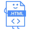 Free Html Web File Icon