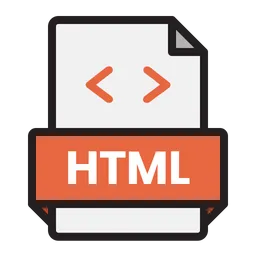 Free Html File  Icon