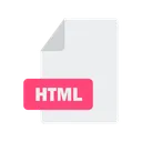 Free Html File Format Icon