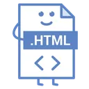 Free Html Web File Icon
