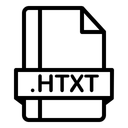 Free Htxt File  Icon