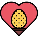 Free Corazón de huevo de pascua  Icon