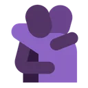 Free Hugging Flat Icon