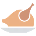 Free Huhn Gegrilltes Braten Symbol