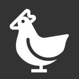 Free Huhn  Symbol