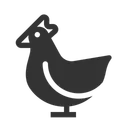 Free Huhn  Symbol