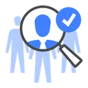 Free Human Resources Search Icon