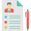 Free Human Resources Job Application Job Hiring Icon