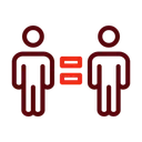 Free Human Right Equality Hand Icon