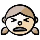 Free Girl Face Hurt Icon